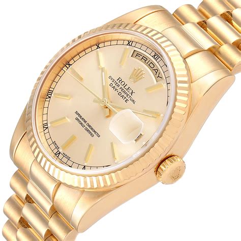 rolex day date gold 36mm